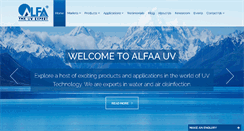 Desktop Screenshot of alfauv.com
